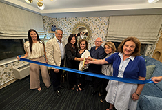 Ronald McDonald House Charities New York Metro unveils Giannola family lounge by Cevasco Design Inc.